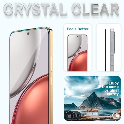 Image of ArmourPro Military Grade Gorilla Tempered Glass Screen Protector for Honor X9d 5G with Edge-to-Edge Protector Coverage, Cable Protector and Easy Installation kit (6.79 Inch)