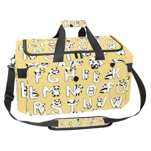 Sac de sport 30L avec organiseur de sac à motif flocons multicolore