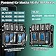 Wandhalterung für Makita,Kann bis zu 4 18-V-/14,4-V-Akkuhalter für Makita,0,2 cm Dicke Metall Akku Halterung für Makita Ladegerät Wandhalterung,Ordnung in Werkstatt und Garage
