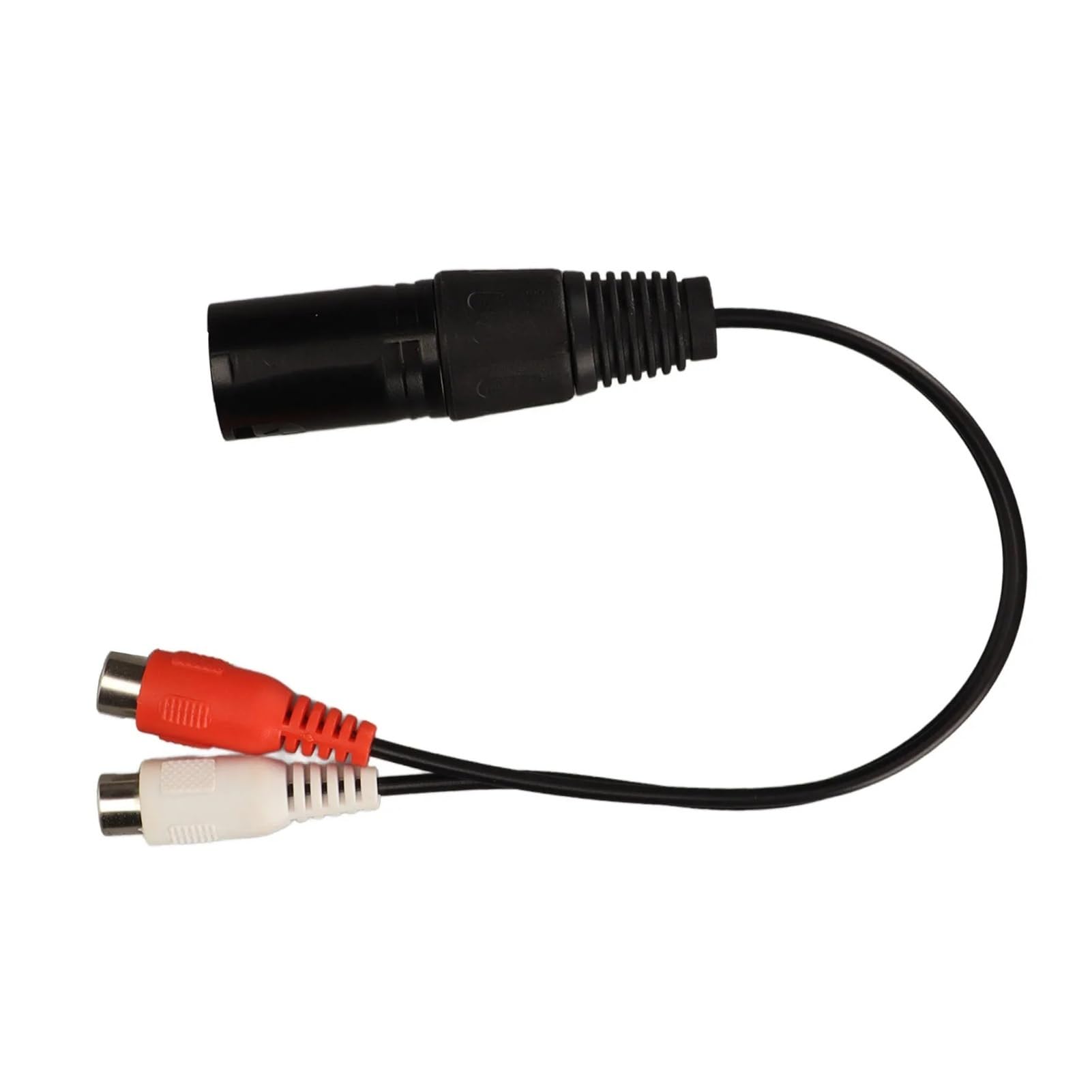 Cavo sdoppiatore a Y a 3 pin XLR maschio a 2 RCA femmina, adattatore audio con riduzione del rumore per mixer, amplificatore di potenza, sistema audio, 20 cm