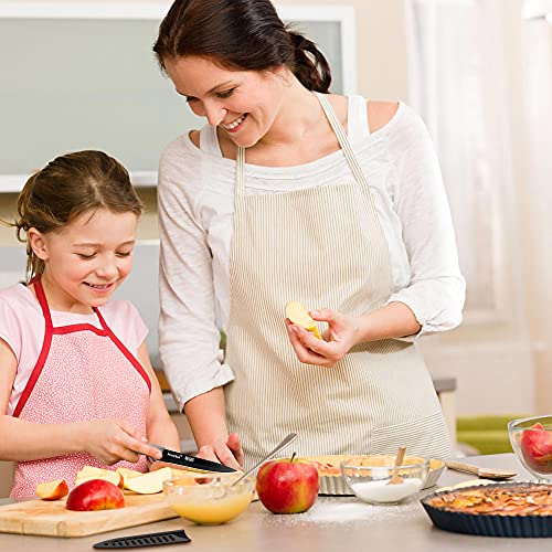 Princhef Kitchen Utility Knife, 5 Inch High Carbon Steel Utility Knife With Sheath, Ultra Sharp Kitchen Knife With Nonstick And Anti-Scratch Coating, For All Purpose Use #TOP6