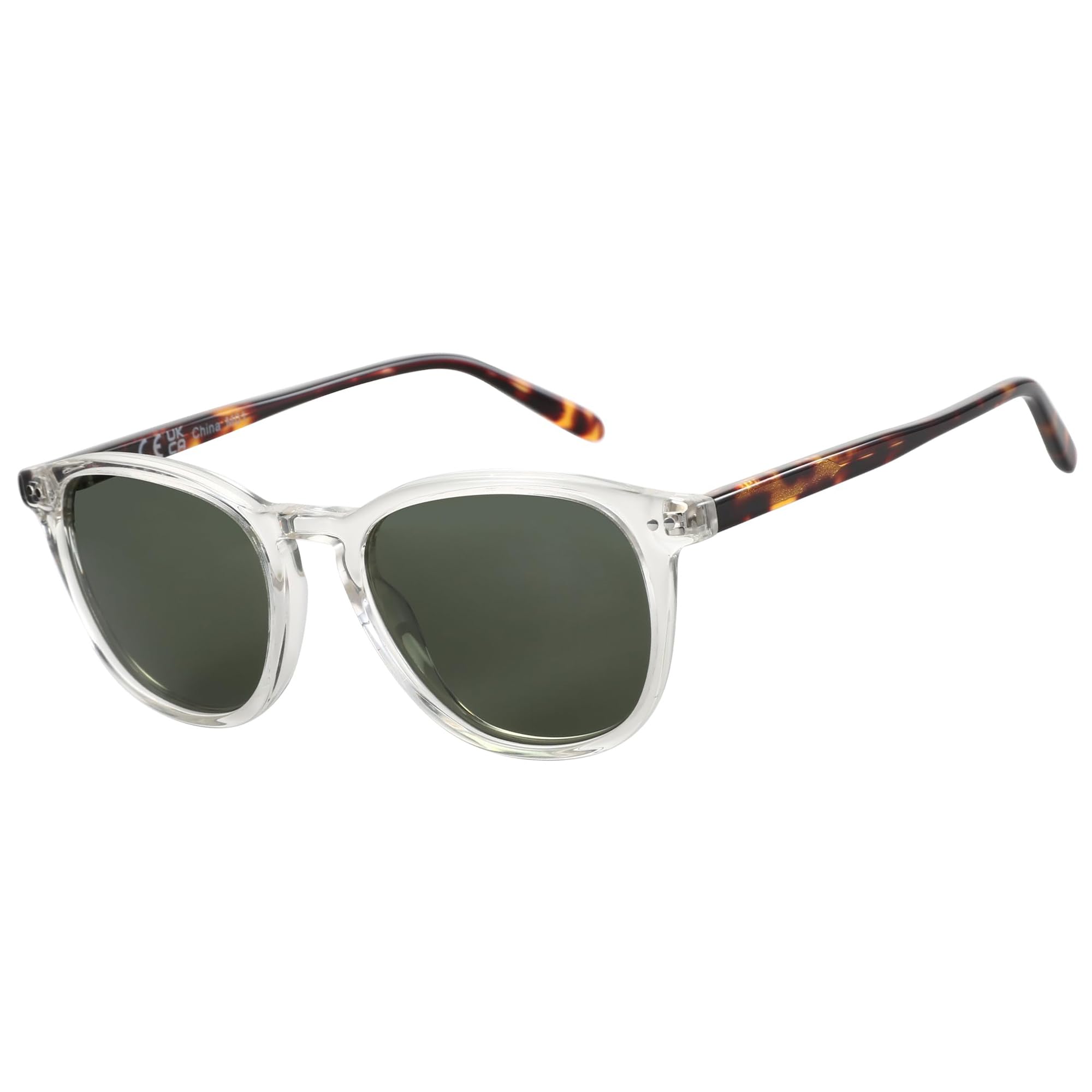 ZENOTTIC Round Polarized Sunglasses Women UV400 Protection Classic Retro Circle Shades for Driving Fishing Golf Fashion