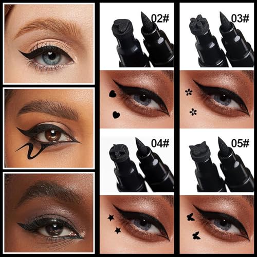 5PCS Delineador Líquido Waterproof con Sellos miniatura 3