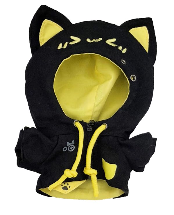 Amazon.co.jp: [Dokuichigo] 6色 ぬい服 10cm 猫耳フードパーカー