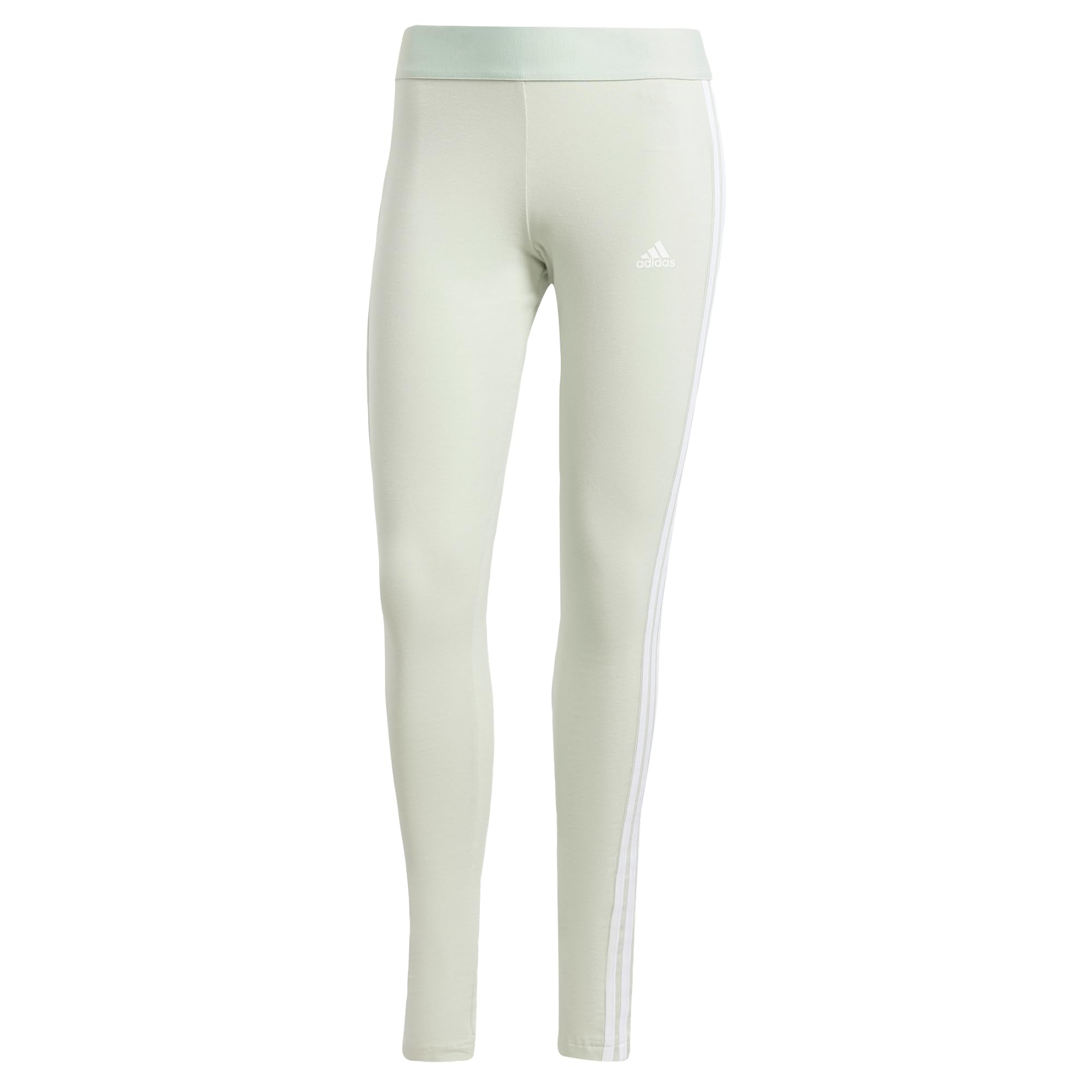 adidas Women's 3 Stripes Leggings , linen green, XXS