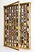 sfDisplay.com,LLC. 108 Shot Glass Shotglass Shooter Display Case Holder Cabinet Wall Rack 98% UV Lockable Door -Oak
