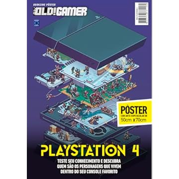 Capa do livro Superpôster OLD!Gamer - PlayStation 4