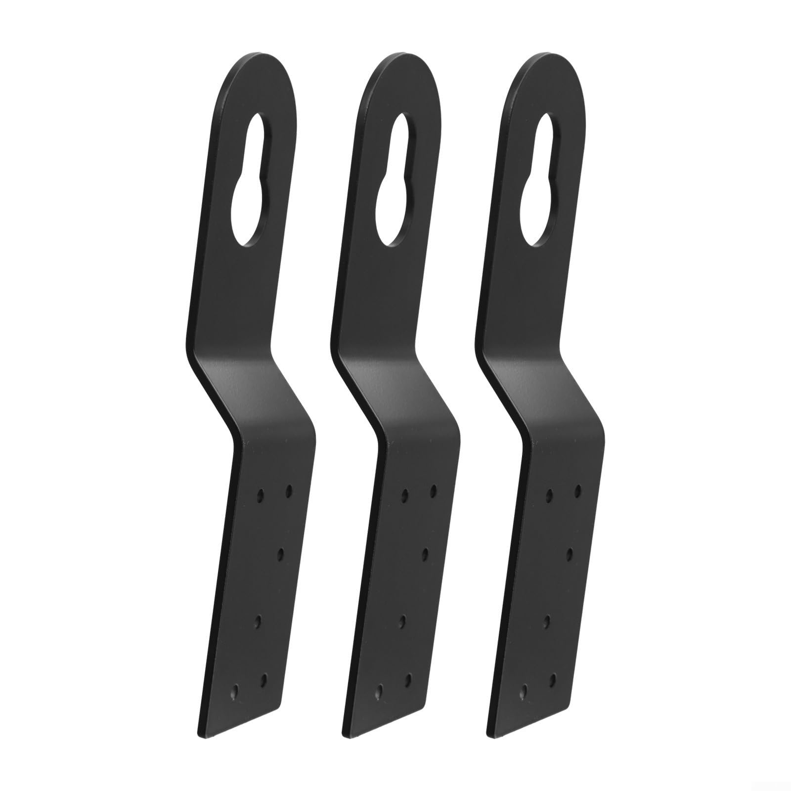 Clip per gancio di sicurezza per tetto, 3 pezzi, in alluminio, sistema di protezione anticaduta, hardware di montaggio, punti di ancoraggio di sicurezza per tetti esterni, sistemi di