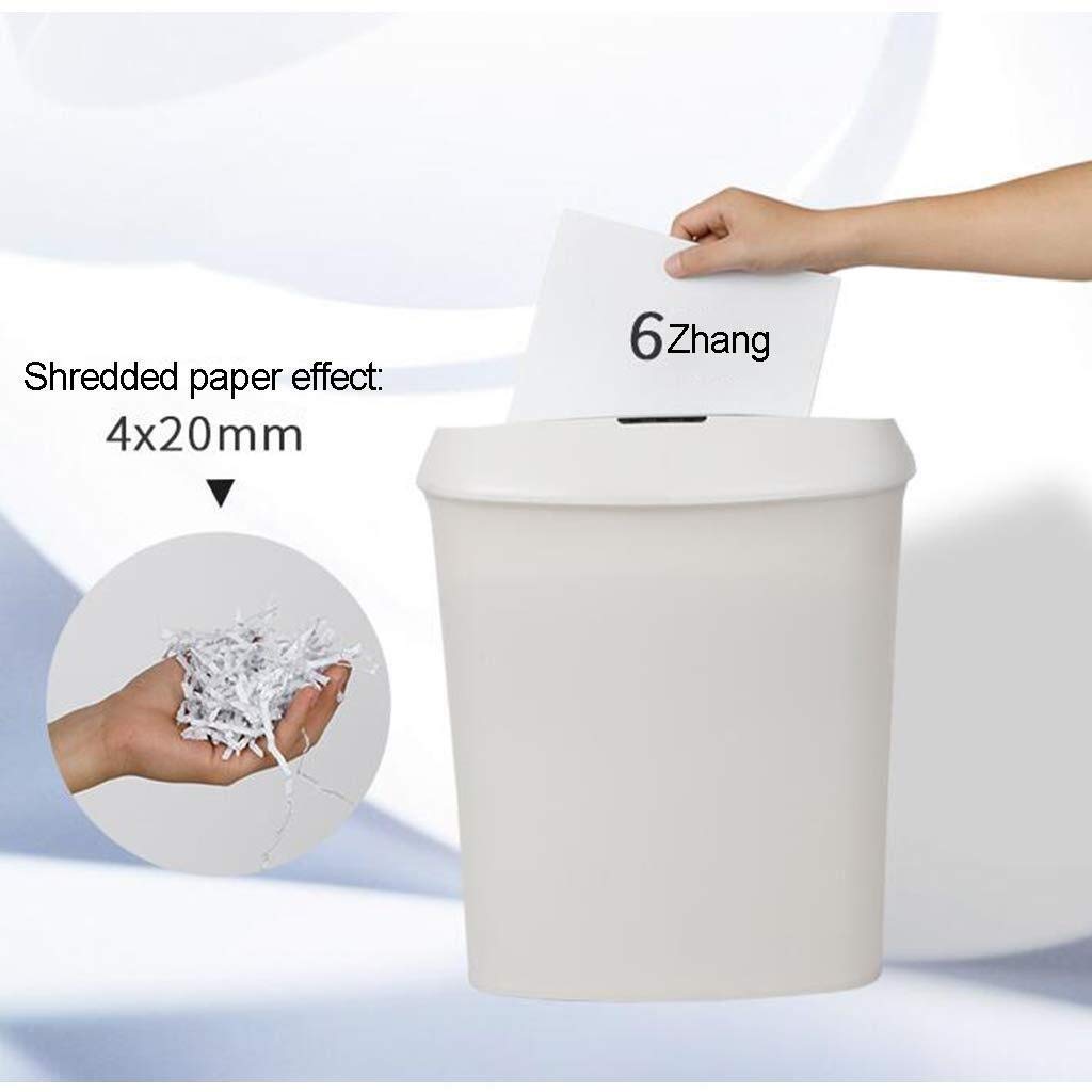 Material for Oficina Chippers Shredder, eléctrico Oficina Hogar Personal Mini Pequeño Trituradora de Escritorio de Estilo Cross-Cut Trituradora de Papel