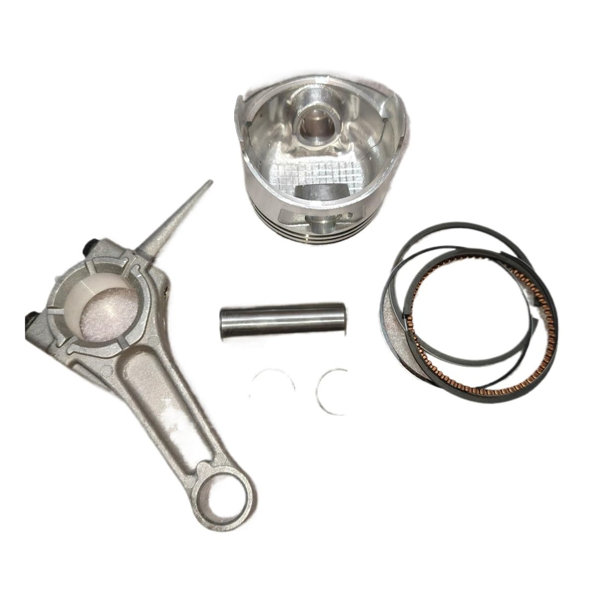 Kit de pistón generador con Anillos, Pasador y Seguridad, biela Apta for 177F GX270 270cc, Piezas Bomba Agua cultivador 4 Tiempos, Motor refrigerado