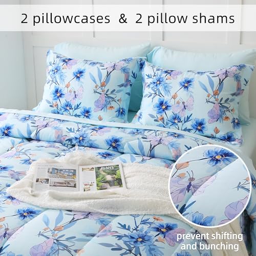 Save 51% on Floral King Comforter Set with Sheets - Only $29.99