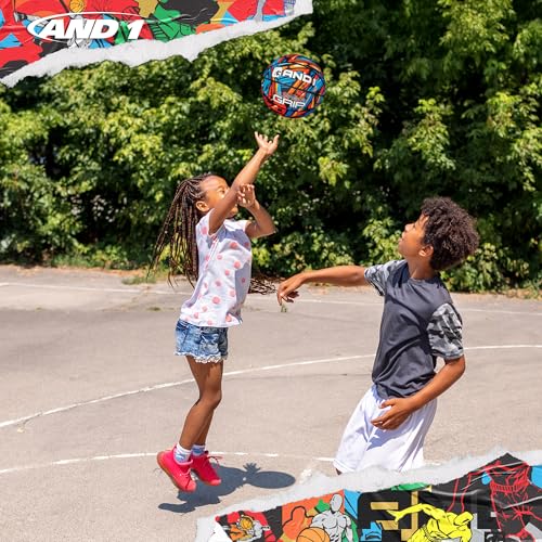 Image of AND1 Mini Basketball Pack Set for Kids (Deflated w /Pump Included): - 7-Inch Premium Youth Size Basketballs, Easy to Grip