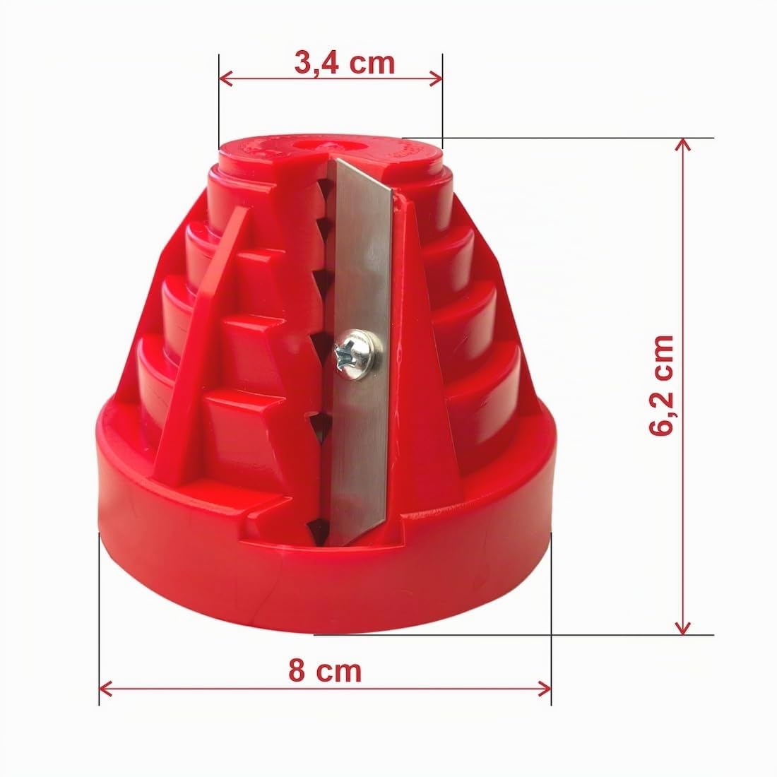 Smussa Tubi in Plastica PE 20-63 mm - Sbavatore per Tubi con 3 Lame di Ricambio