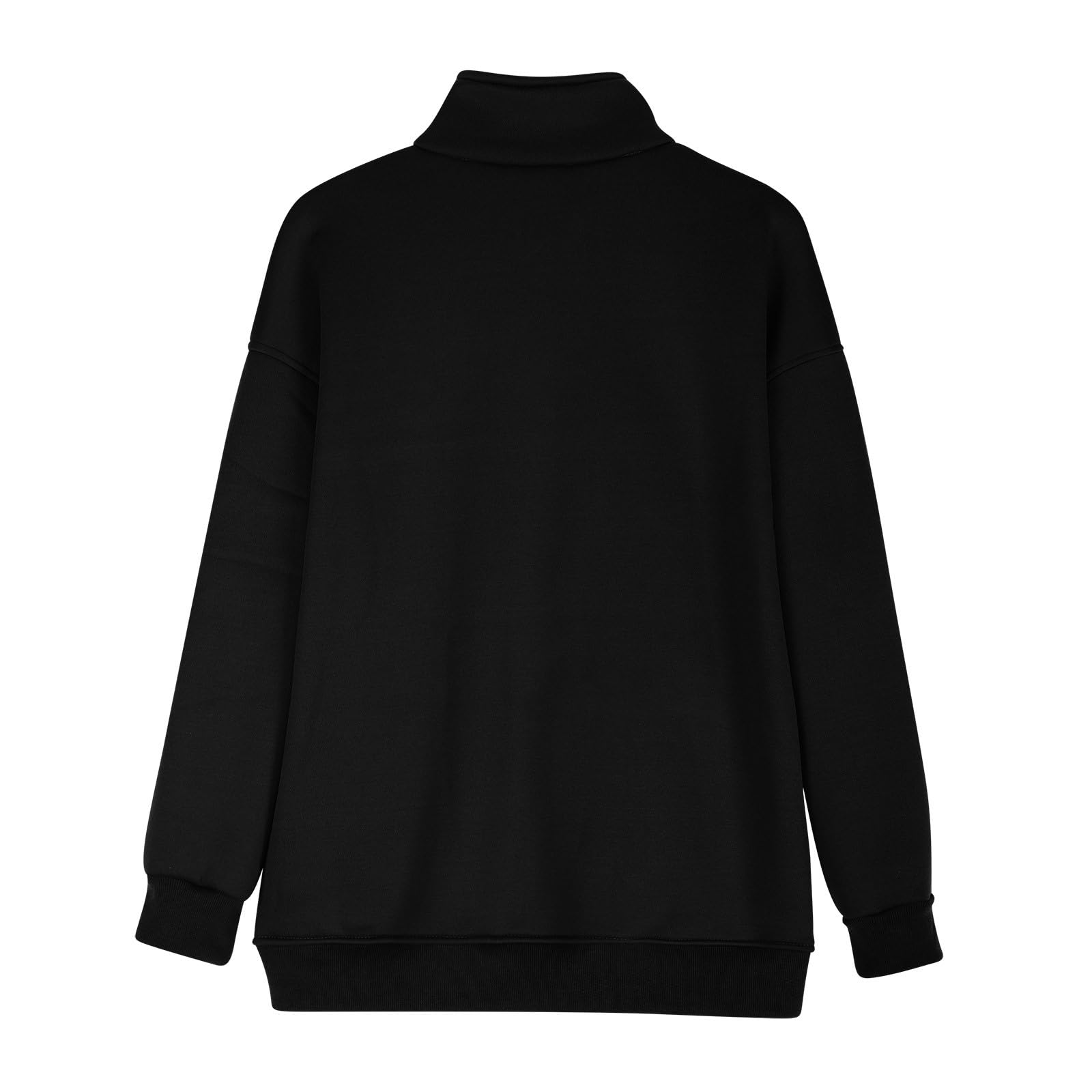 HAOLEI Sudadera Cremallera Mujer,Sudaderas Mujer Sin Capucha de Manga Larga Sueltos Casual Jersey Otoño Invierno Chaqueta Deportiva Mujer Moda Color Sólido Versátil Abrigo Deportivo Jogging Sudaderas