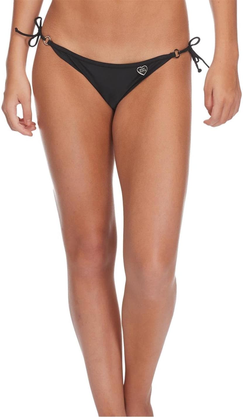 Body Glove Women's Smoothies Brasilia Solid Tie Side Cheeky Bikini