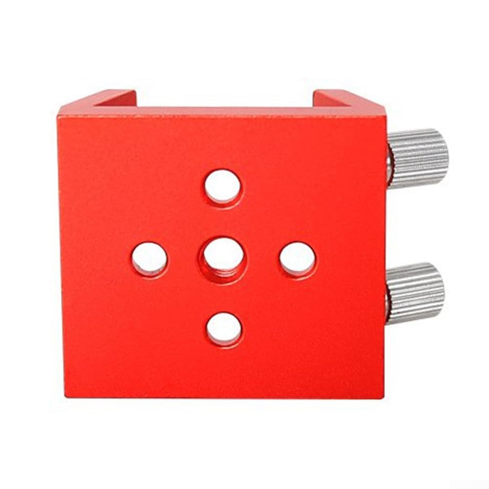 Schwalbenschwanzsockel mit 1/4-Zoll-Gewinde, für Sucherfernrohrhalterung, Schwalbenschwanzschlitzplatte, für Teleskop-Finder, Smartphone-Basis (rot)