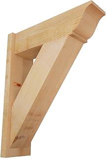 8"W x 26"D x 32"H Traditional Traditional Rough Sawn Outlooker, Douglas Fir