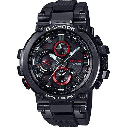 Preisvergleich Produktbild Casio Herren Digital Quarz Uhr mit Harz Armband MTG-B1000B-1AER