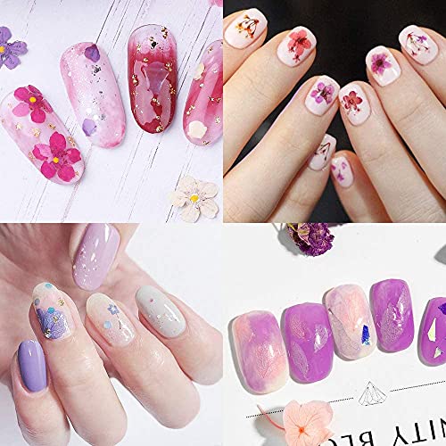 Lpone LP08 60 Pcs 3D Nails Dried Flowers Resin Accessories Mini Natural For Nail Art Supplies Decal Mixed Accessory Starry Flower Stickers Colorful Dry Decals(12 Colors). thumb #3