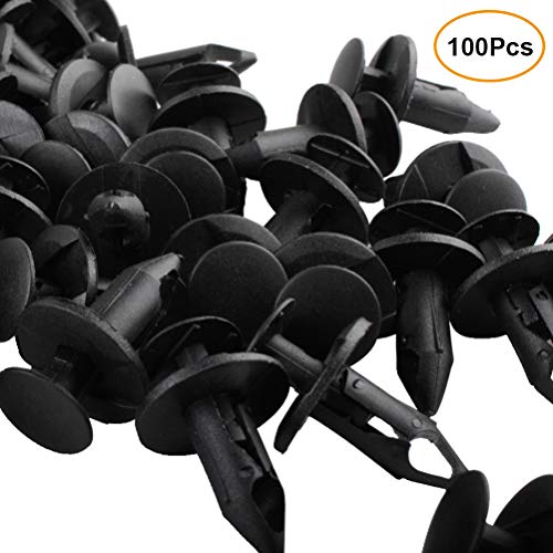 Gekufa 7661855 Plastic Fender Clips Body Rivets 100PCS with Fastener Remover & Panel Removal Tool Kit Compatible with Polaris Ranger RZR Sportsman Kawasaki Teryx Honda ATV UTV, 8mm Push Pins - Thumbnail 5