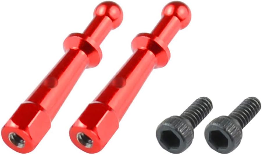 Microheli Aluminum Canopy Mount Set (RED) - Blade Fusion 180