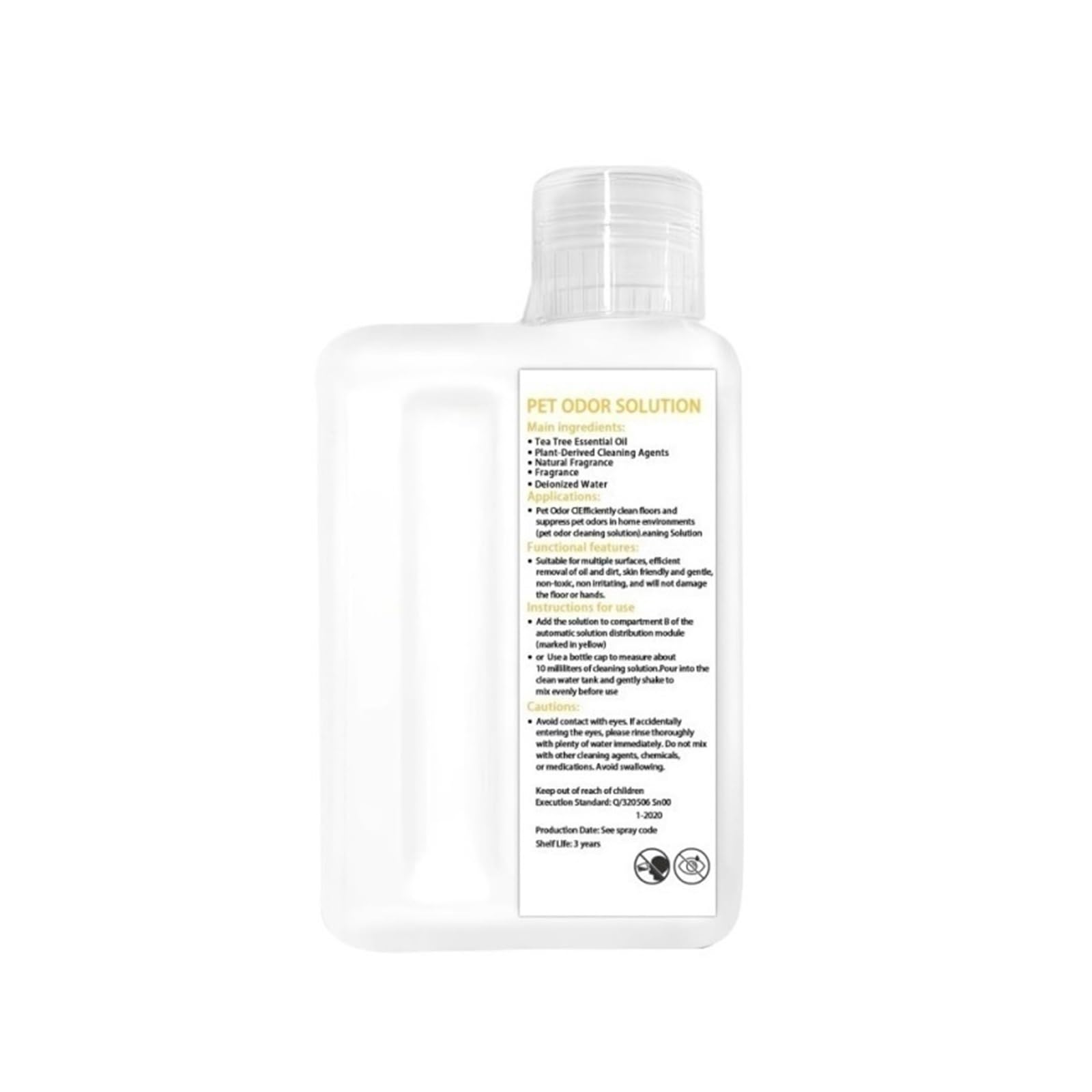 Haustiergeruchslösung16,9 OZ. Kompatibel Mit Dreame X50 / X30 / X40 / L30 / L40 / L40 Ultra / W10 / W10 Pro / L10 Ultra / X40 Ultra / X30 Ultra(3PCS)