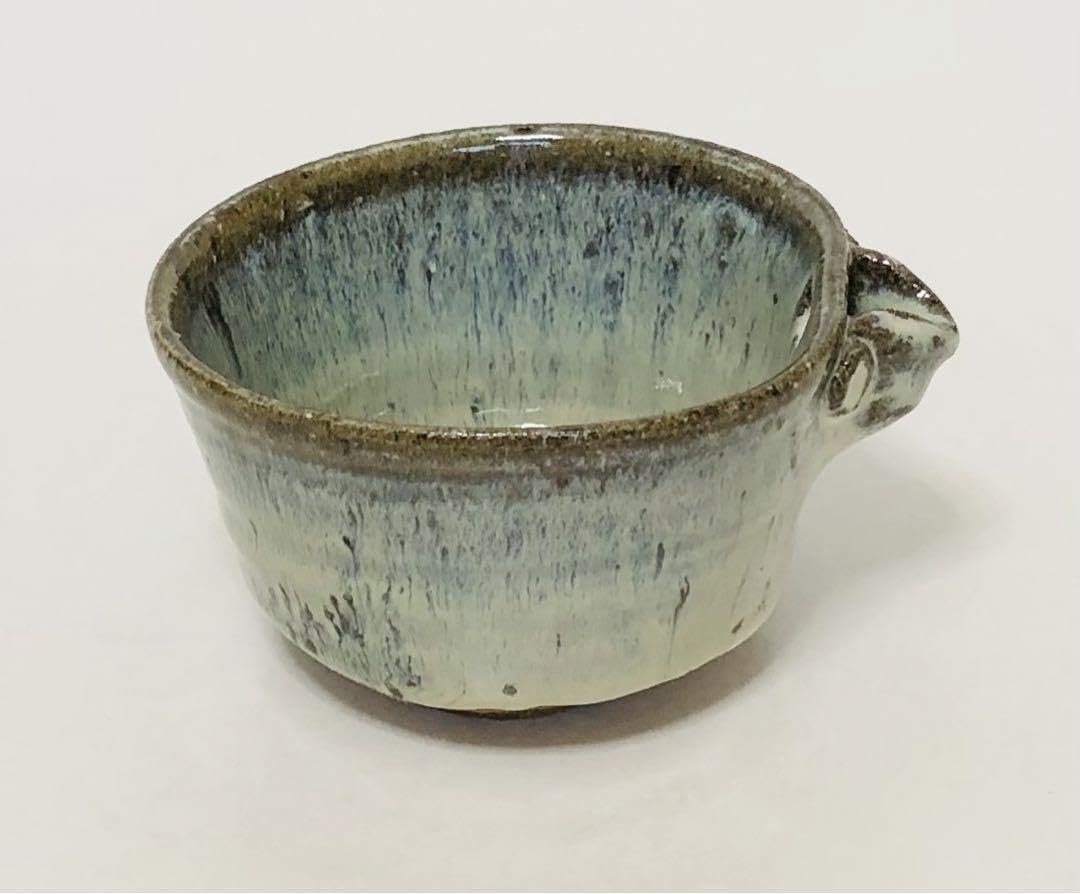 Karatsu Ware Korean Karatsu Hamamoto Yoshi Straw Ash Glaze, Iron Glaze, Stackable, Single Mouth Small Bowl
