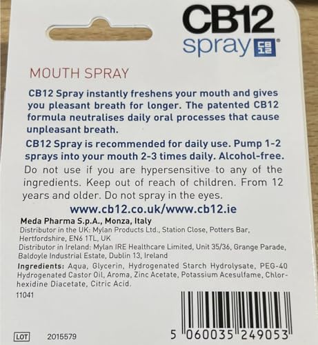 CB12 Spray 6 pack, 15ml x 6 – Bild 4