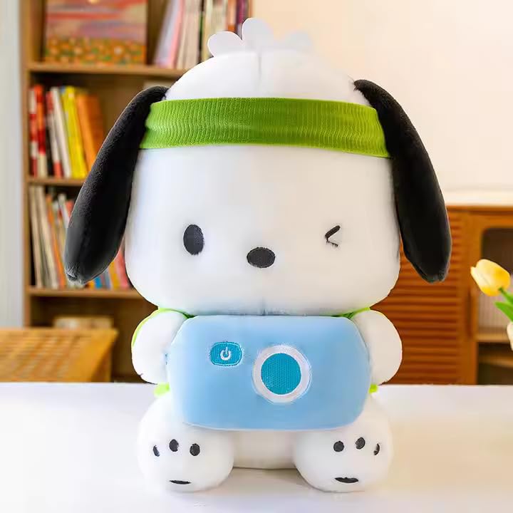 Image of Babique Cute Camera Dog Stuffed Plush Animal Soft Toys | Teddy Bear | Ideal for Birthdays & Special Occasions Girls /Boys, Baby Kids - 26 cm (Multi Color)