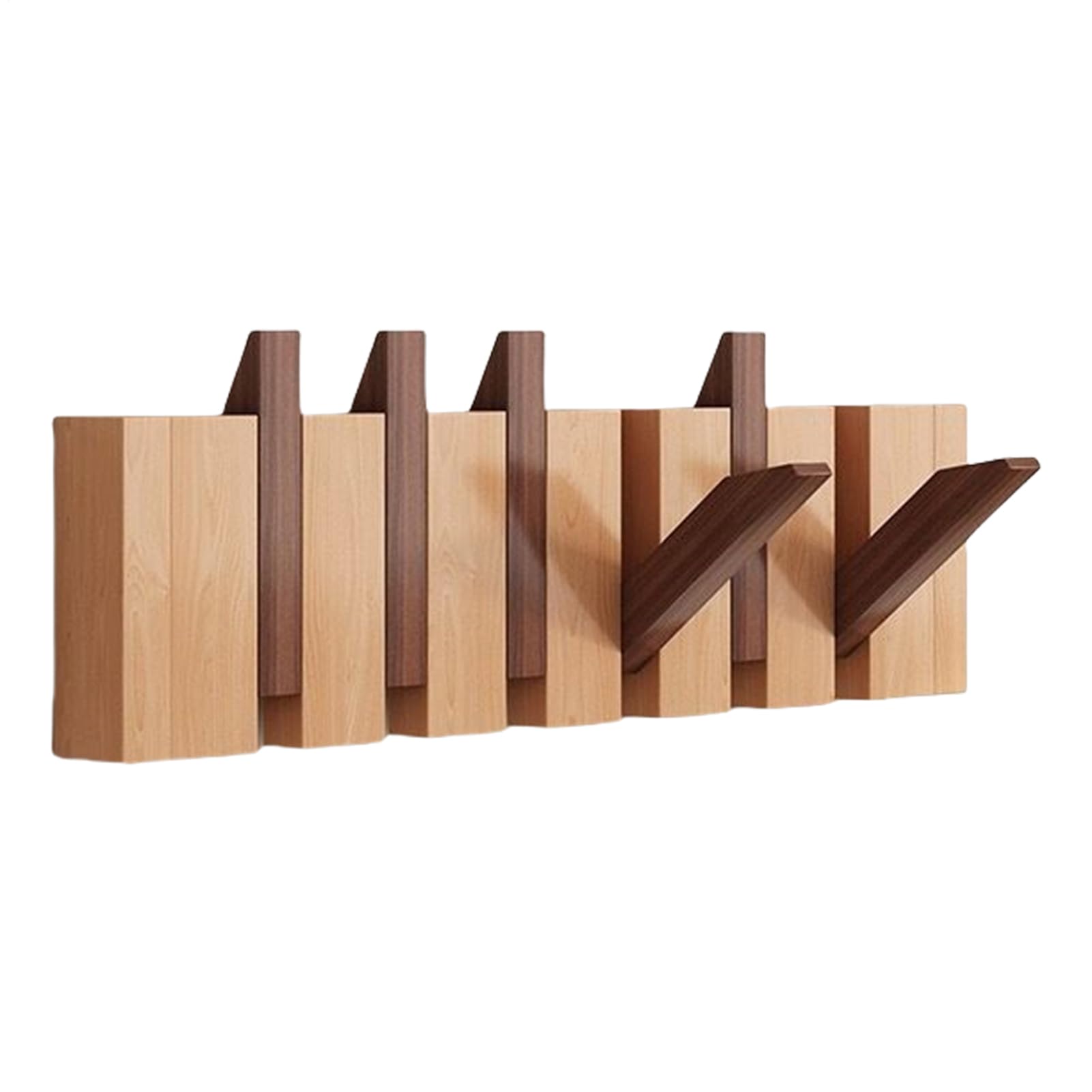 Cintre en bois pour chapeaux organiseur mural léger pour maison