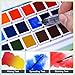 MeiLiang Watercolor Paint Set, 36 Vivid Colors in Pocket Box with Metal Ring and Watercolor Brush, Perfect for Students, Beginners and More