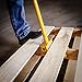 BISupply Pallet Buster Tool with Handle 3 Section 41in - Deck Wrecker Dismantler Wood Pallet Tool Breaker Pry Bar Puller