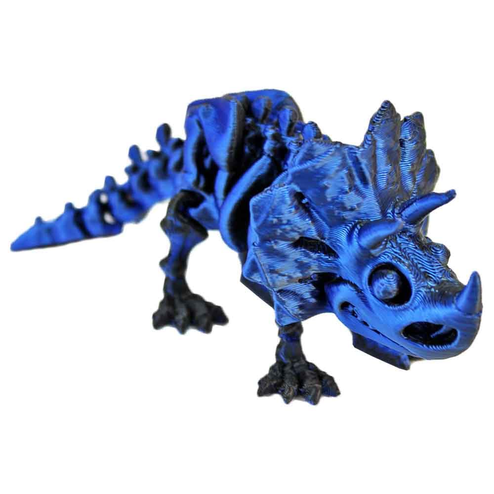 BEMIRO 3D Sculptworx 3D-Gedruckte Dino-Skelett Figuren, 36er Display, 12 Verschiedene Motive, ca. 11 cm, bewegliche Gelenke