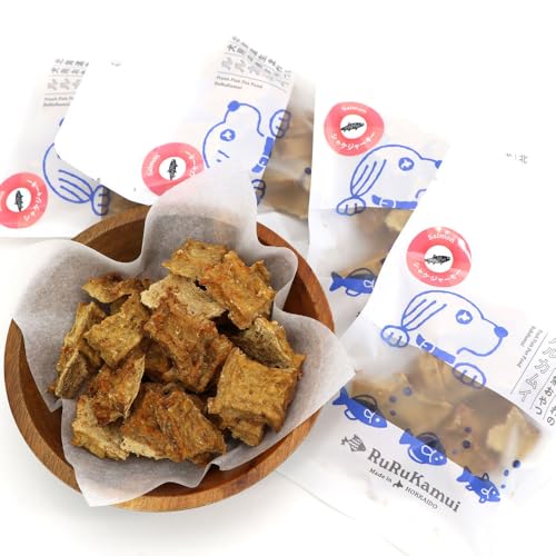 犬 おやつ 魚 鮭 ジャーキー 120g(30g×4袋)【犬オヤツ】 犬おやつ無添加国産 魚 北海道 ドッグフード サーモン 鮭とば 犬 魚ジャーキー