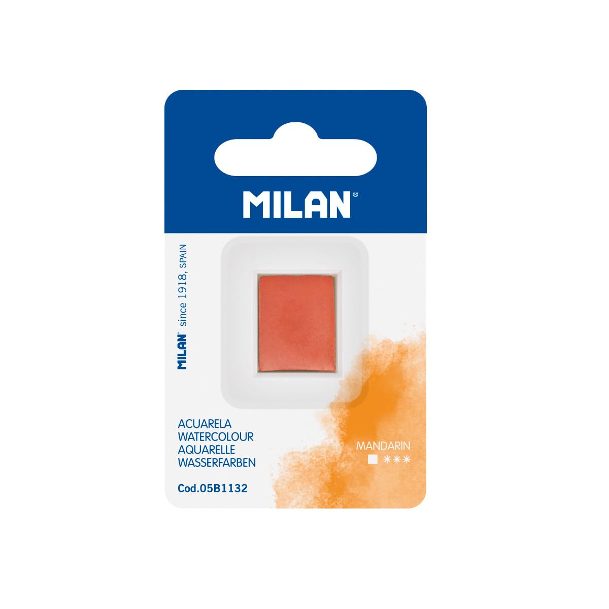 MILAN® Medium Godet Watercolor Refill, Tangerine