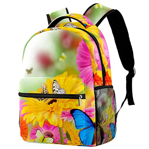 Mochilas de flores impermeables contra el desgaste en camping