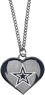 NFL unisex-adult Heart Necklace