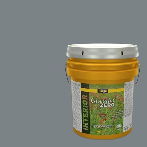 Miniatura 10 de Rodda Paint CASCADIA ZERO - Pintura satinada e imprimación para interiores en uno, 1 galón, Snowglory