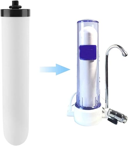 Miniatura 4 de Elemento de filtro de agua, filtro de repuesto, elemento de filtro de agua de cerámica, reduce los metales pesados, mal gusto para sistemas de