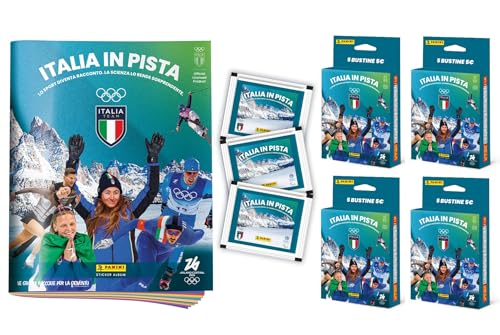 Italia in Pista Milano Cortina 2026 Official Sticker e Card...