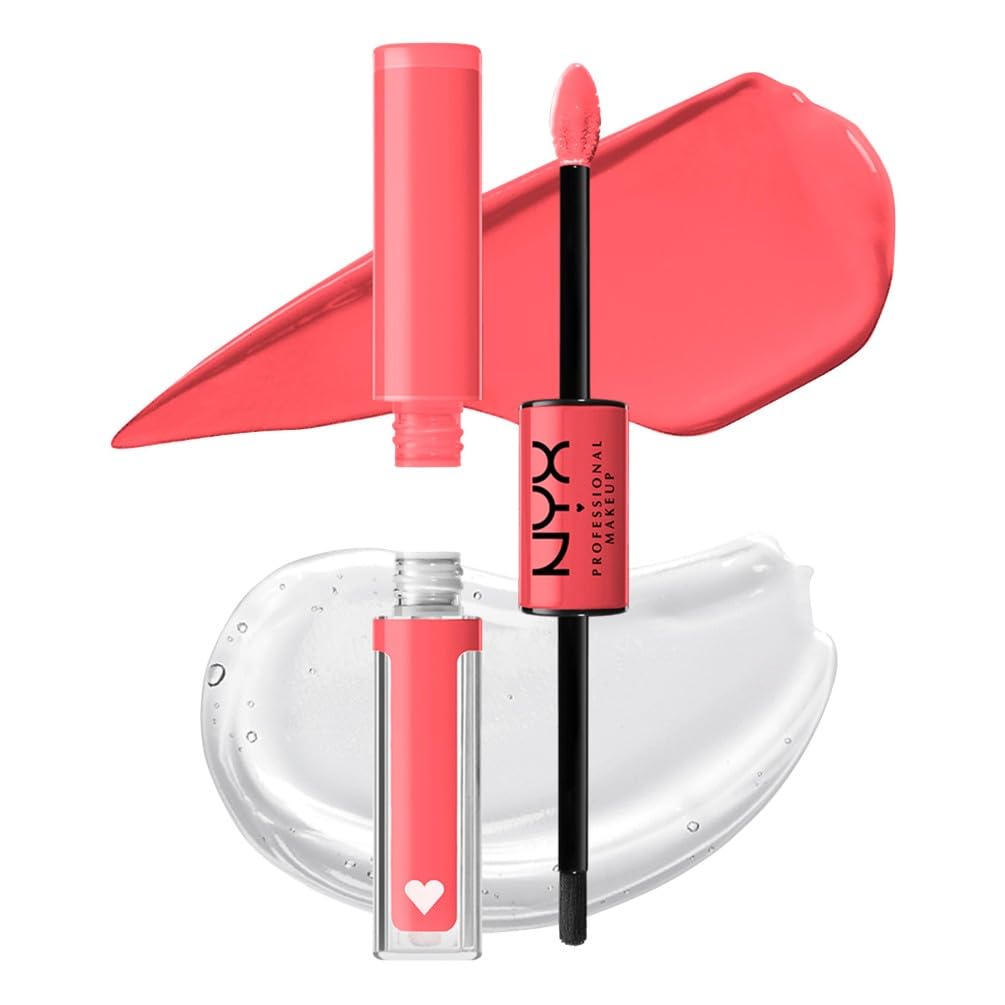 NYX Professional Makeup Lip Gloss, High Pigment, Long Lasting Lip Shine, No Transfer, Shine Loud, Glass Shine, Upto 16H Wear, Vegan Formula, Shade: 01 Born To Hustle