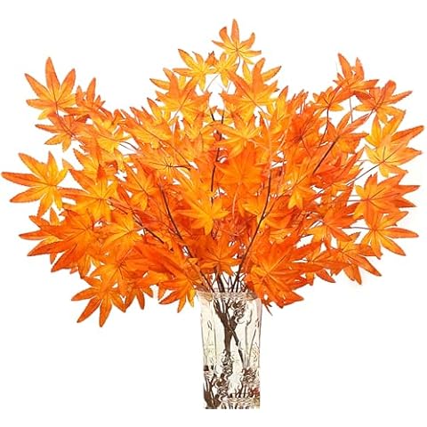 SNAIL GARDEN Artificial Maple Leaves Set Cover