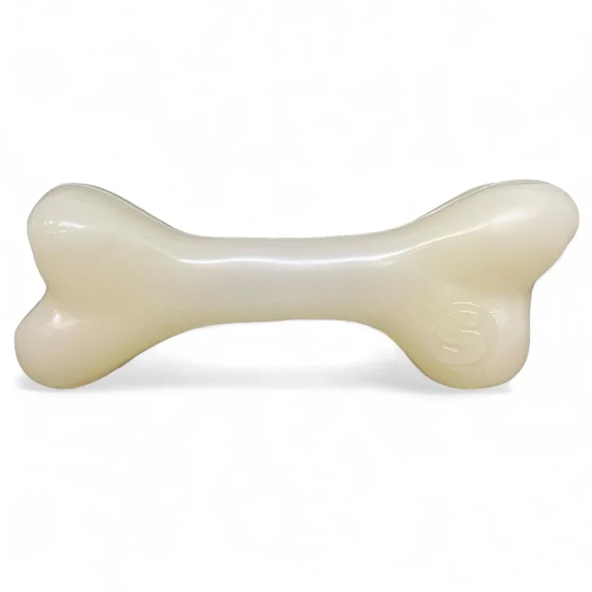 SodaPup Glow Bone – Durable Dog Treat Dispenser & Chew Toy Made in USA from Non-Toxic, Pet Safe, Food Safe Natural Rubber for Mental Stimulation, Problem Chewing, Calming Nerves & More