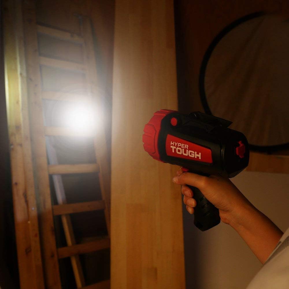 Hyper Tough 300-Lumen LED Battery Spotlight with USB cable