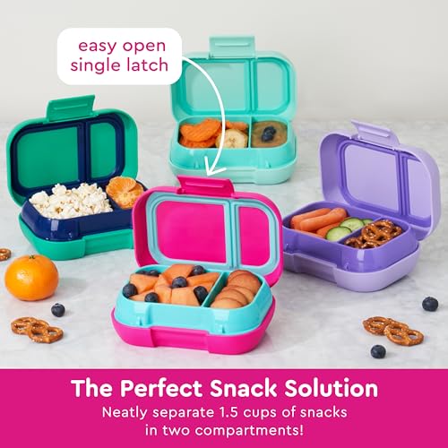 Image of Bentgo Kids Snack Leak-Proof 2 Compartment Bento-Style Container