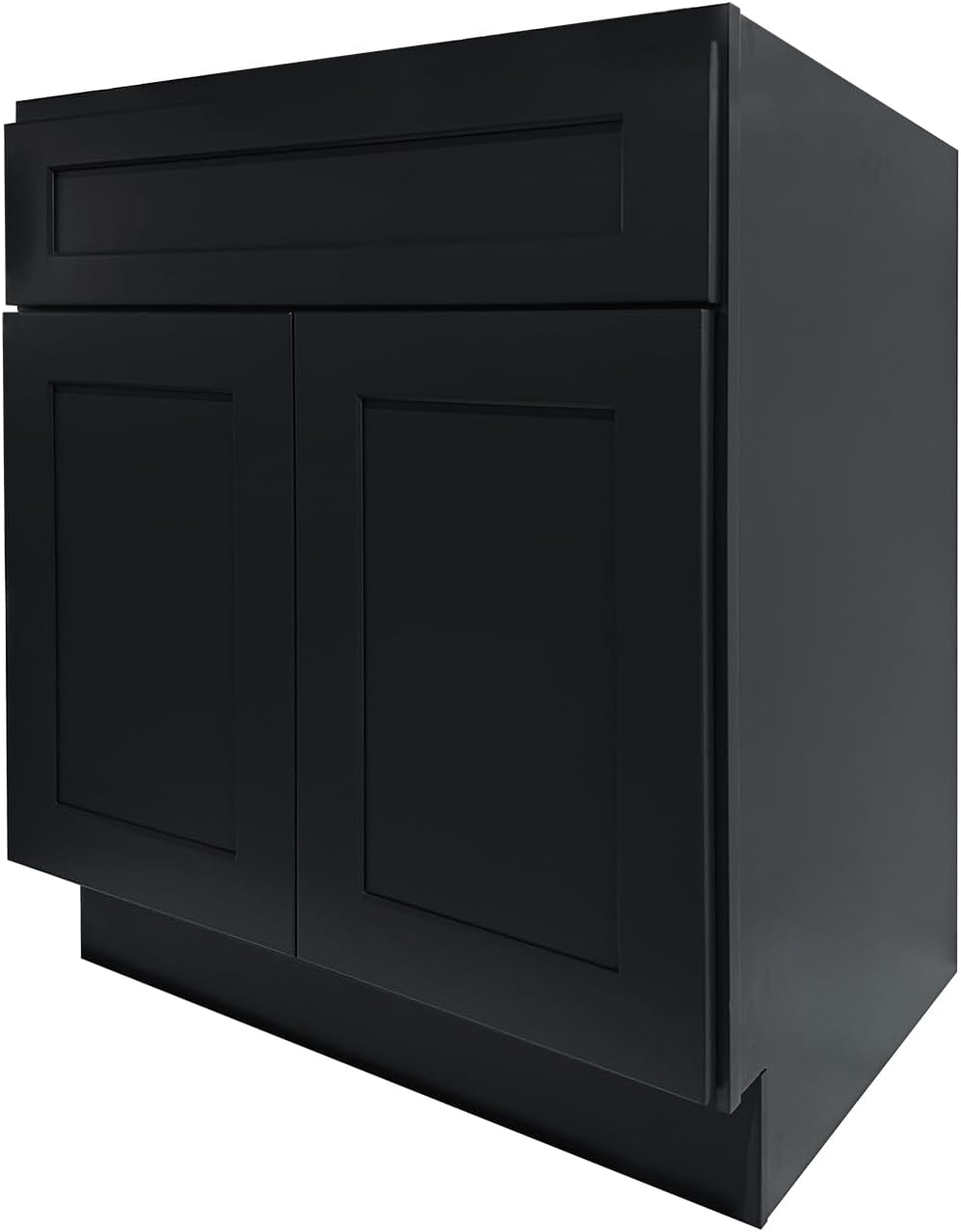 Kitchen Base Cabinet, Cabinet with Drawer, Pantry Storage Cabinet, 1 Drawer, 2 Soft Close Doors, Adjustable Shelf, Unassembled, RTA for Bathroom (Graphite Shaker, 30" W X 34.5" H X 24" D)