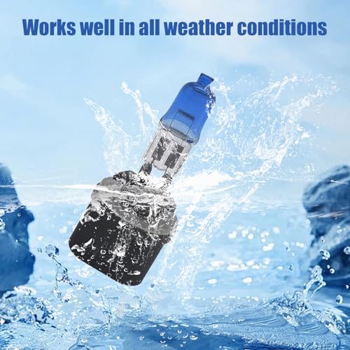 Pack-2 Car Halogen Bulbs, Quartz Driving Lights, 100 W Front Fog Light Bulbs, Bulb Replacements, Super Bright Auto Lights, Lighting Tool, Universal for Most Cars, Trucks, SUVs (White #880) - Image 6