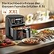 Heißluftfritteuse XL 8,5L, Air Fryer mit Sichtfenster, 1785W Heissluftfritteuse mit LED-Touchscreen in Farbe & Shake-Reminder, 12 Funktionen, Spülmaschinenfeste Körbe - G12 Ultra