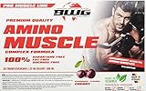 BWG Amino Muscle Complex Formula, Amino-Liquid Ampullen mit Vitamin B6 optimiert, Kirsche, Muscle Line, 20 x 25ml Ampullen, 1er Pack (1 x 500ml Faltschachtel)
