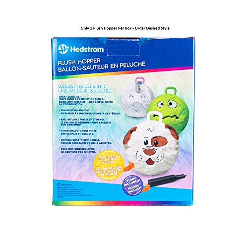 Hedstrom 18-Inch Plush Hopper Ball With Pump, Unicorn, 55-9671 #TOP4